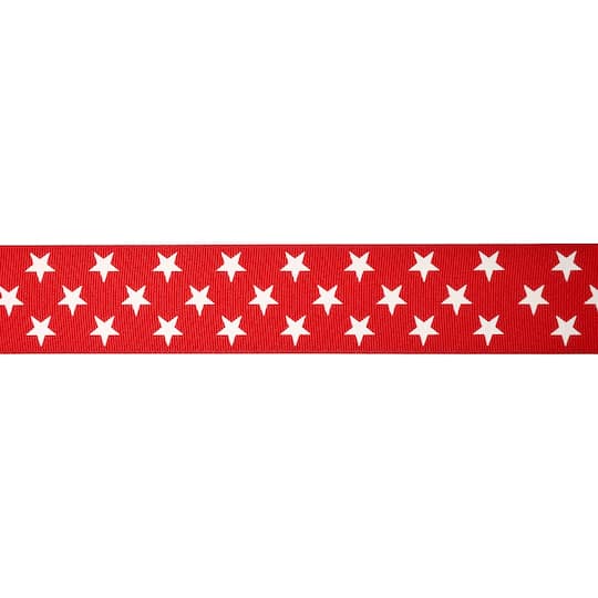 12 Pack: 1.5" x 3yd. Grosgrain Star Ribbon by Celebrate It®